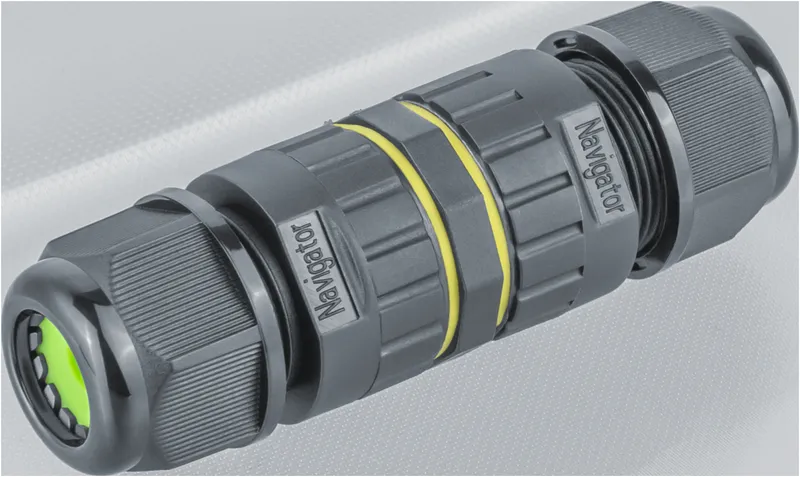 Коннектор Navigator 82 837 NTB-I02-3P-IP68 I-образный 3PIN